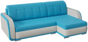 Диван угловой Генри (Агата) Blue Еврокнижка