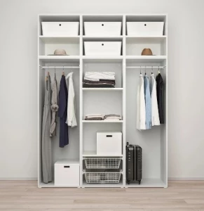 Шкаф - аналог IKEA OPPHUS ОПХУС, 180x57x241 см, белый