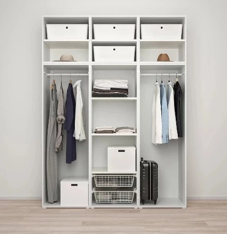 Шкаф - аналог IKEA OPPHUS ОПХУС, 180x57x241 см, белый (изображение №3)