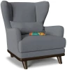 Кресло - аналог IKEA STRANDMON, 90х75х90 см, светлый серый (изображение №1)