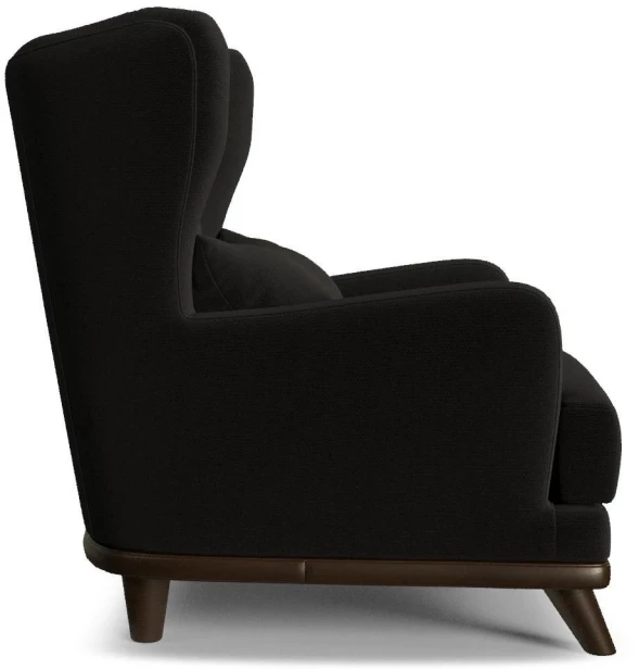 Кресло - аналог IKEA STRANDMON, 90х75х90 см, черный (изображение №3)