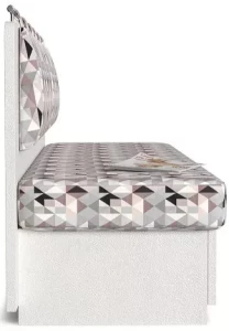 Диван кухонный Сити White zigzag со спальным местом