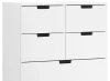 Комод с 7 ящиками - аналог IKEA  NORDLI, 60x110 см, белый (изображение №2)