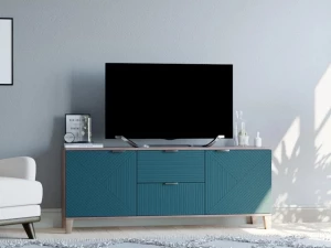 Комод с 4 ящиками - аналог IKEA BESTA, 40х150х60 см, аквамарин