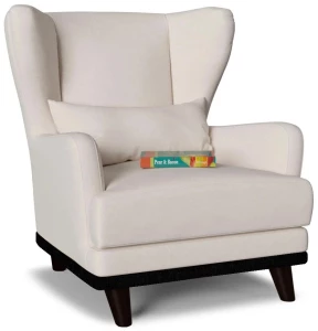 Кресло - аналог IKEA STRANDMON, 90х75х90 см, белый