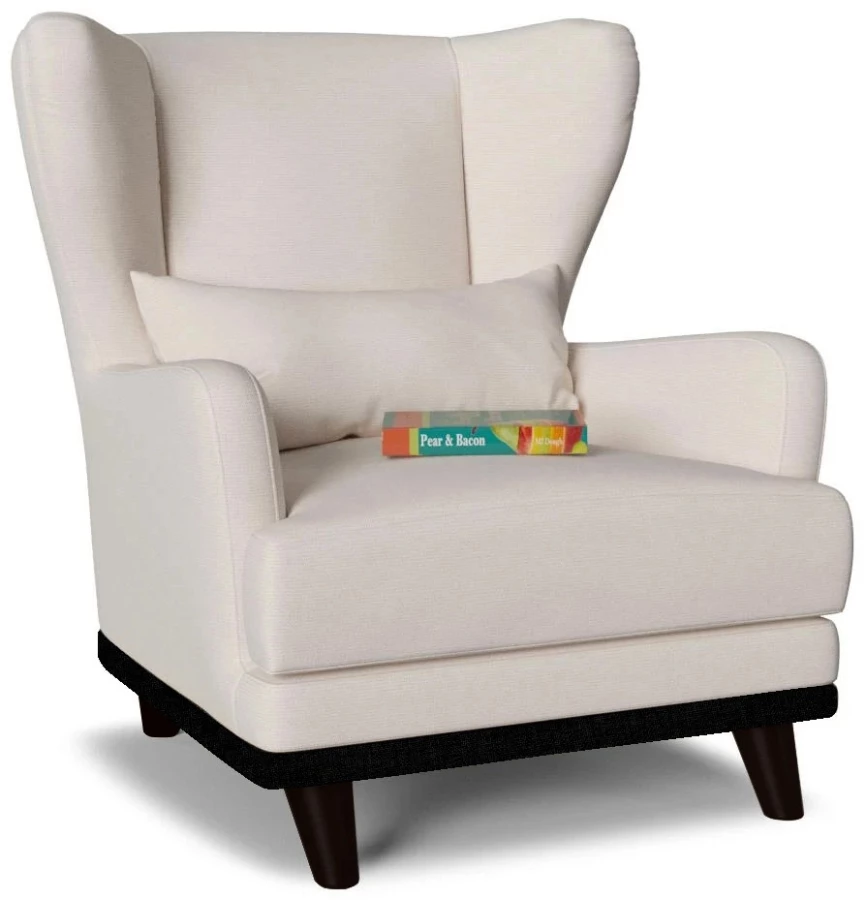 Кресло - аналог IKEA STRANDMON, 90х75х90 см, белый (изображение №1)