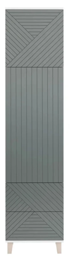 Шкаф распашной Марвин 9 Steel (изображение №2)