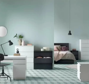 Комод с 3 ящиками - аналог IKEA MALM, 40x60 см, коричневый
