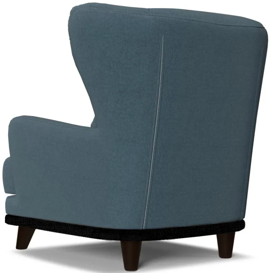 Кресло - аналог IKEA STRANDMON, 90х75х90 см, синий (изображение №5)