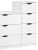 Комод с 9 ящиками - аналог IKEA  NORDLI, 120x90 см, белый (изображение №2)