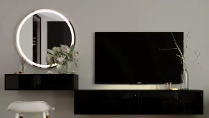 Тумба под ТВ подвесная Будуар black