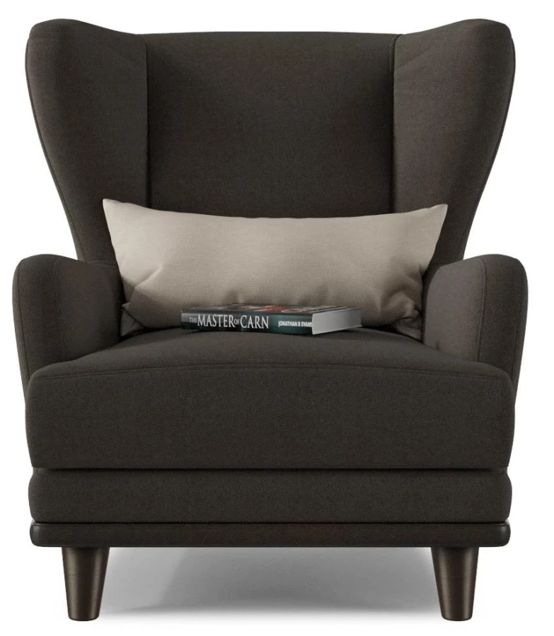 Кресло - аналог IKEA STRANDMON, 90х75х90 см, коричневый (изображение №2)