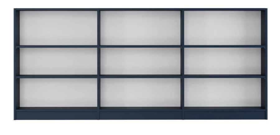 Стеллаж Билли-аналог IKEA BILLY/OXBERG 106х240х28, морской синий (изображение №2)