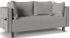 Диван прямой Тайлер еврокнижка light grey