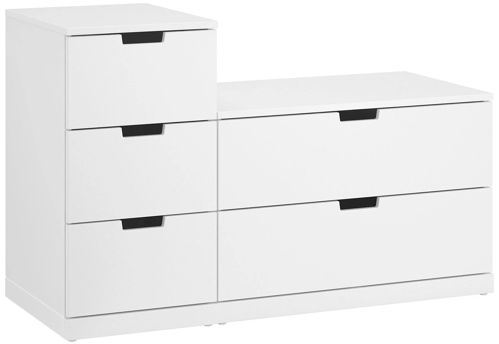 Комод с 5 ящиками - аналог IKEA  NORDLI, 90x70 см, белый