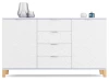 Комод с 6 ящиками - аналог IKEA BESTA, 40х140х80 см, белый глянец (изображение №2)