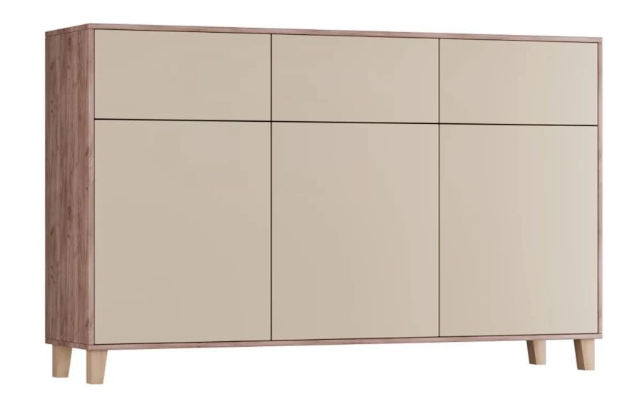 Комод 6-ти дверный - аналог IKEA EKET, 42х170х105 см, роза (изображение №2)