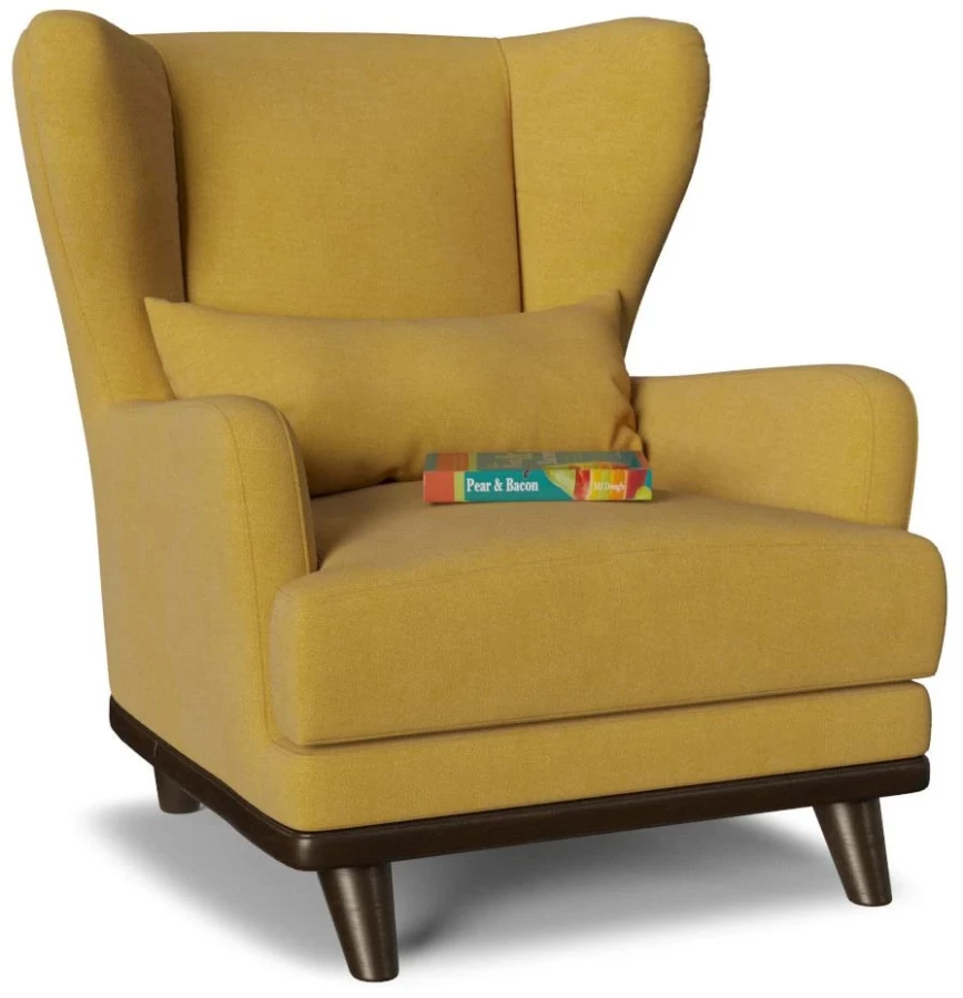 Кресло - аналог IKEA STRANDMON, 90х75х90 см, желтый (изображение №1)
