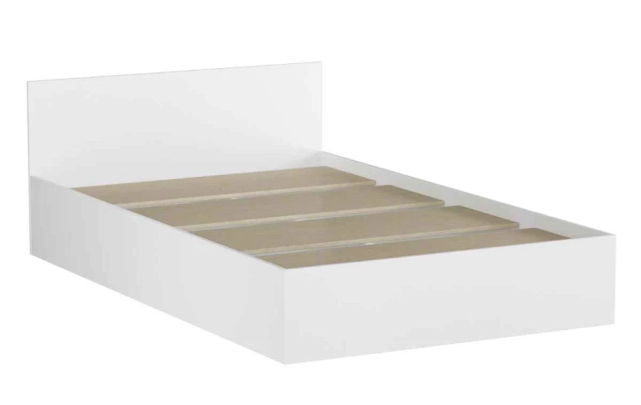 Кровать Морини 120 белая с матрасом Оптимал (изображение №3)