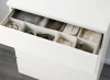 Комод с 4 ящиками - аналог IKEA MALM, 60x95 см, белый (изображение №3)