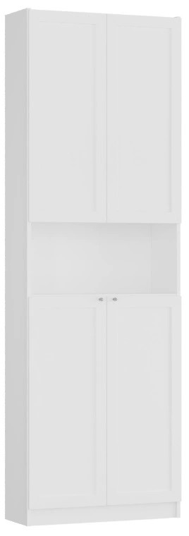 Стеллаж Билли - аналог IKEA BILLY/OXBERG, 80x30x237 см, белый