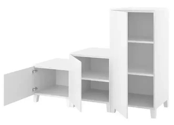 Шкаф модульный  - аналог IKEA OPPHUS ОПХУС, 180x57x133 см, белый (изображение №2)