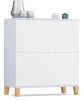 Комод 4 ящика - аналог IKEA BESTA, 40х80х90 см, белый глянец (изображение №1)