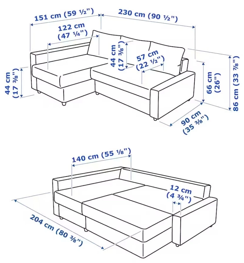 Диван икеа фрихетэн инструкция