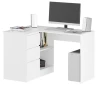 Стол компьютерный с 3 ящиками - аналог IKEA MALM, 85х124 см, белый