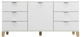 Комод с 7 ящиками - аналог IKEA BESTA, 40х150х70 см, молочный