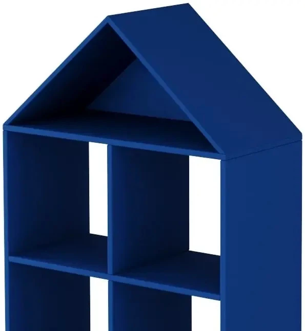 Стеллаж домик Лапландия синий (изображение №3)