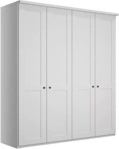 Шкаф распашной 4-х дверный - аналог IKEA BRIMNES, 50х160х220 см, белый