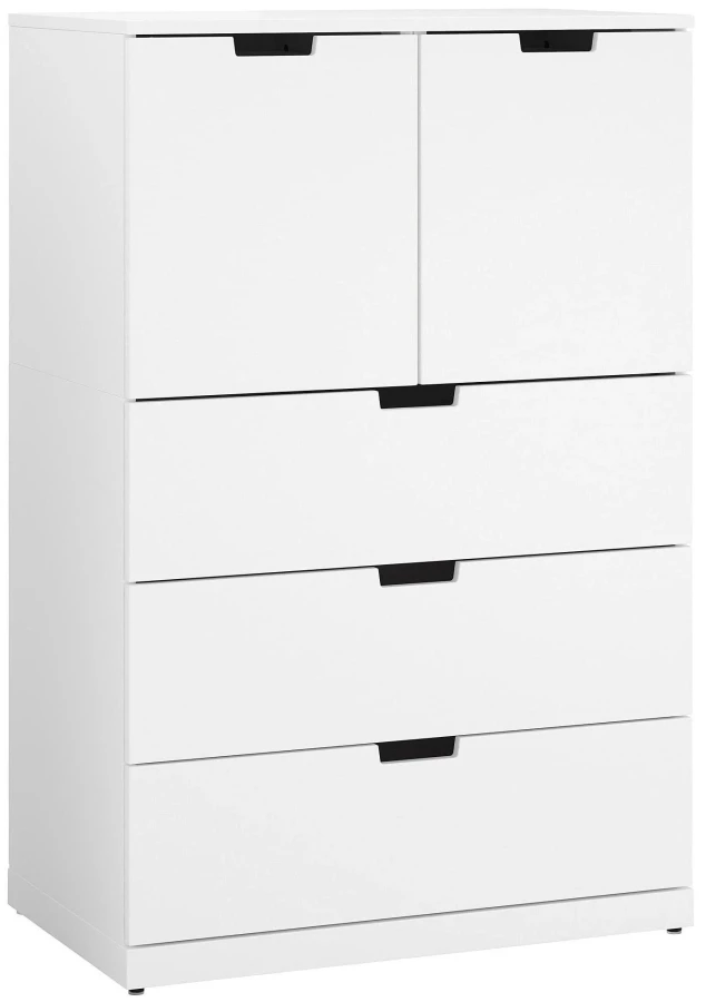 Комод с 5 ящиками - аналог IKEA  NORDLI, 60x110 см, белый (изображение №3)