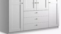 Шкаф распашной 4-х дверный - аналог IKEA BRIMNES, 50х160х220 см, белый