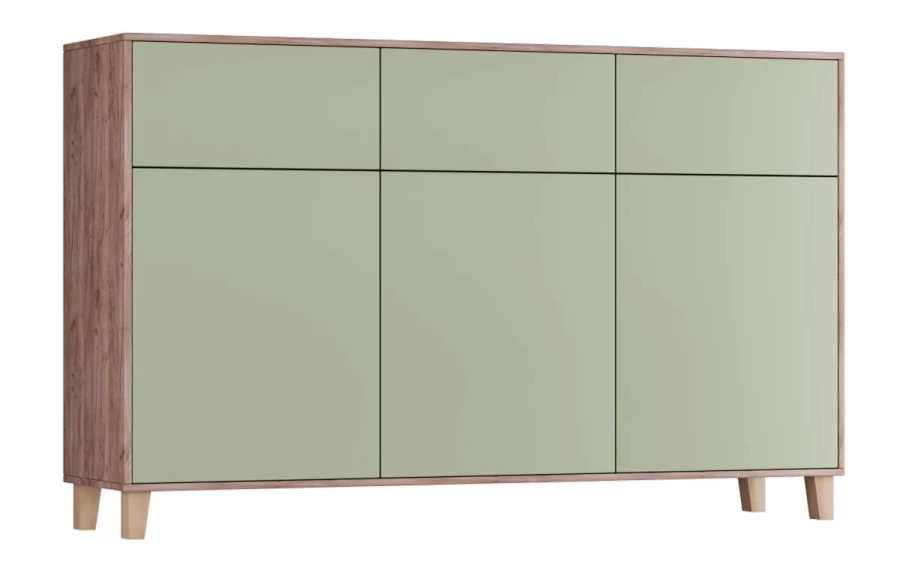 Комод 6-ти дверный - аналог IKEA EKET, 42х170х105 см, фисташка (изображение №3)