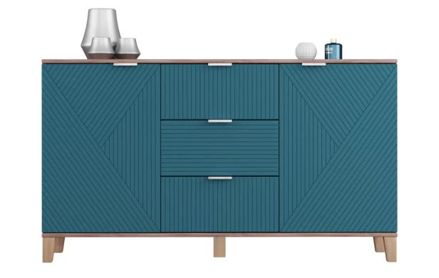 Комод с 5 ящиками - аналог IKEA BESTA, 40х140х80 см, аквамарин (изображение №3)