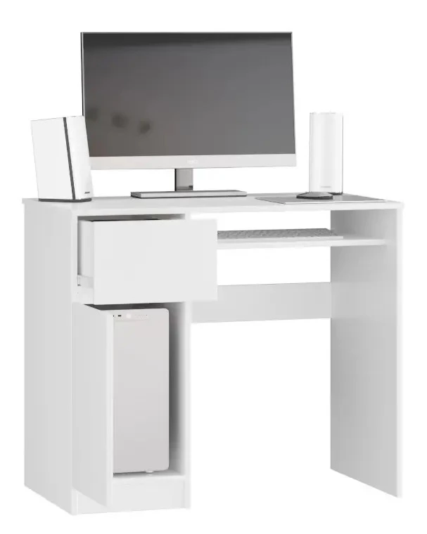 Стол письменный - аналог IKEA MALM, 90х50х77 см, белый (изображение №3)