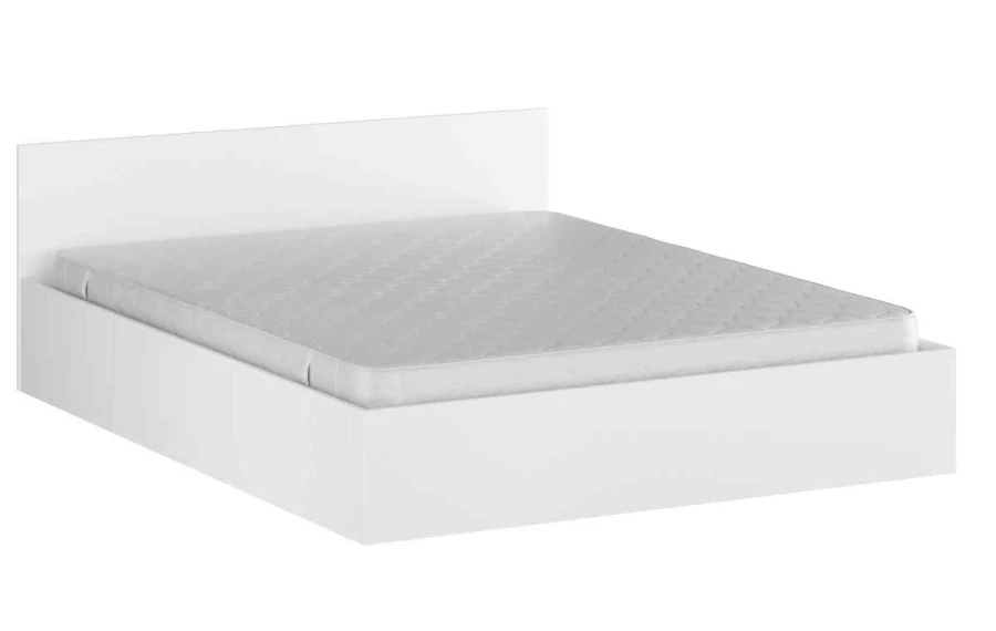 Кровать Морини 160 белая с матрасом Оптимал (изображение №2)