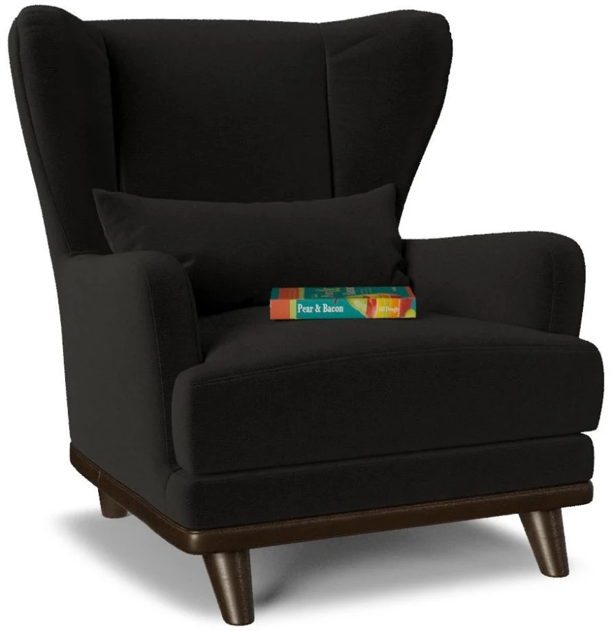 Кресло - аналог IKEA STRANDMON, 90х75х90 см, черный (изображение №1)