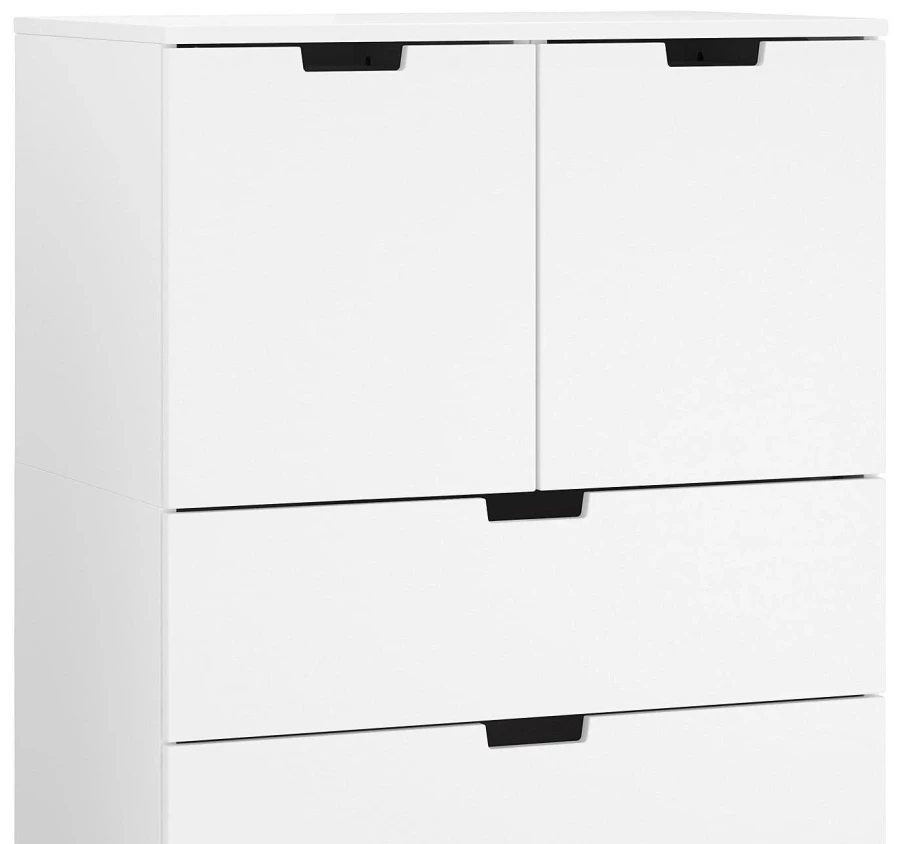 Комод с 5 ящиками - аналог IKEA  NORDLI, 60x110 см, белый (изображение №2)