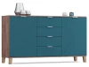Комод с 6 ящиками - аналог IKEA BESTA, 40х140х80 см, аквамарин