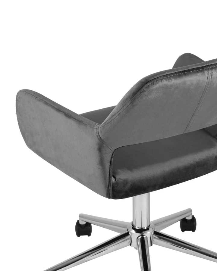 Кресло офисное Ross велюр серый (изображение №7)