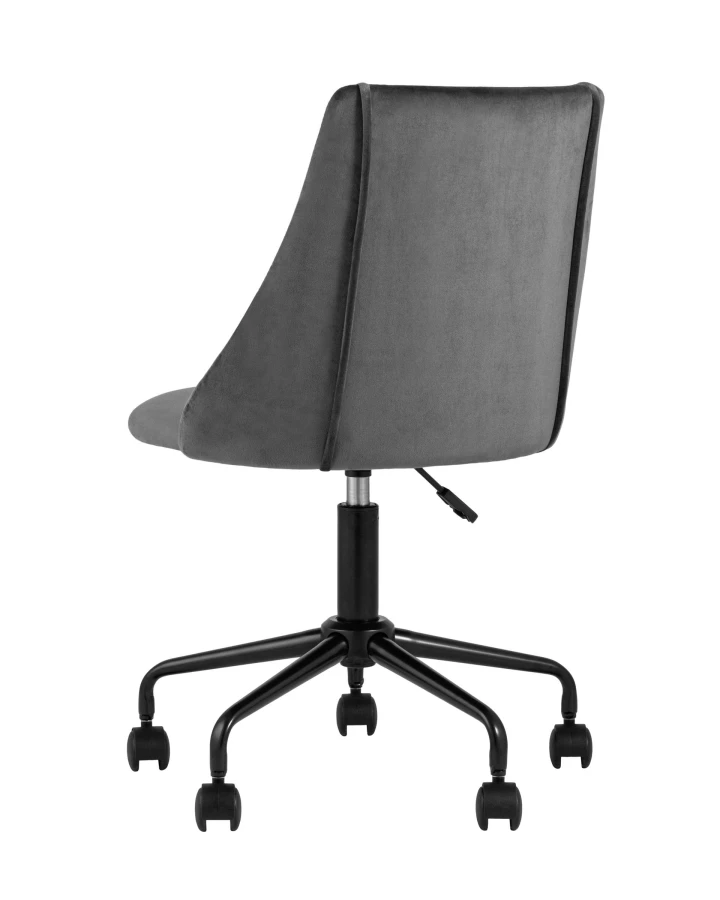Кресло компьютерное Сиана велюр серый (изображение №5)