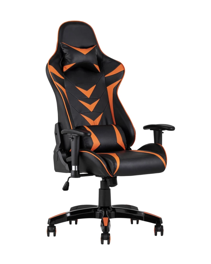 Кресло игровое TopChairs Corvette оранжевое (изображение №1)
