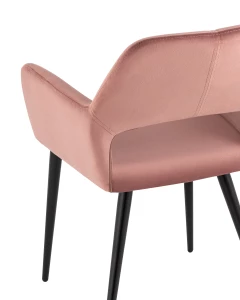 Второе фото. Стул Денди велюр пыльно-розовый
