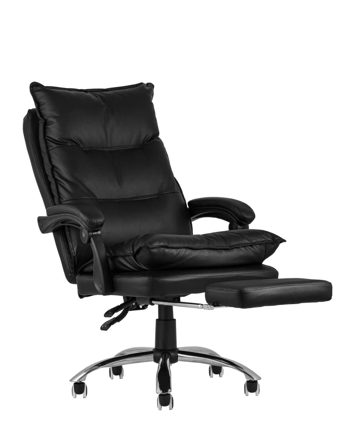 Кресло руководителя TopChairs Alpha черное (изображение №2)