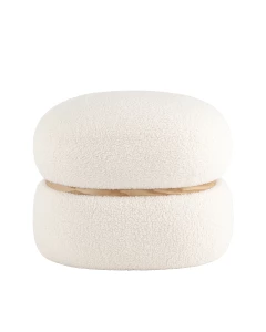 Пуф Полли L тедди белый