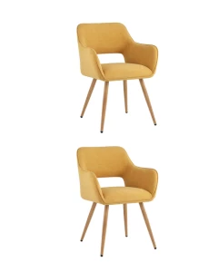 Стул Кромвель II желтый 2 шт