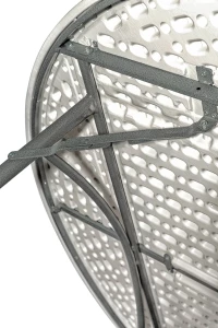 Второе фото. Стол круглый складной пластиковый Кейт 160