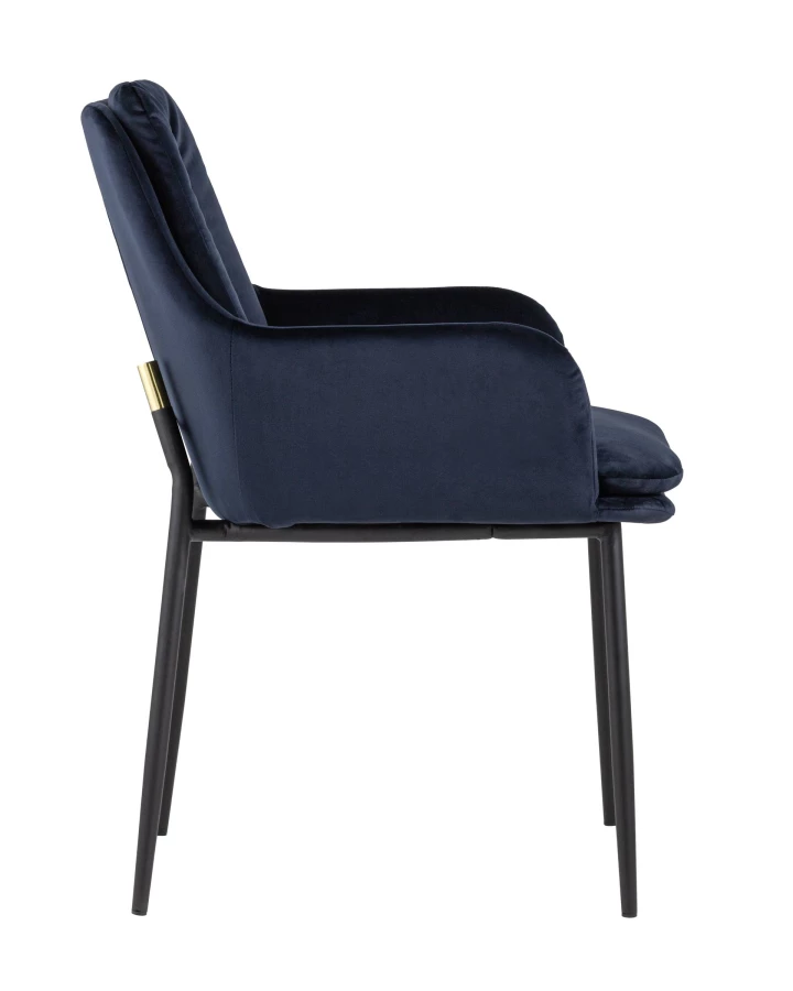 Кресло Саманта велюр темно-синий (изображение №4)